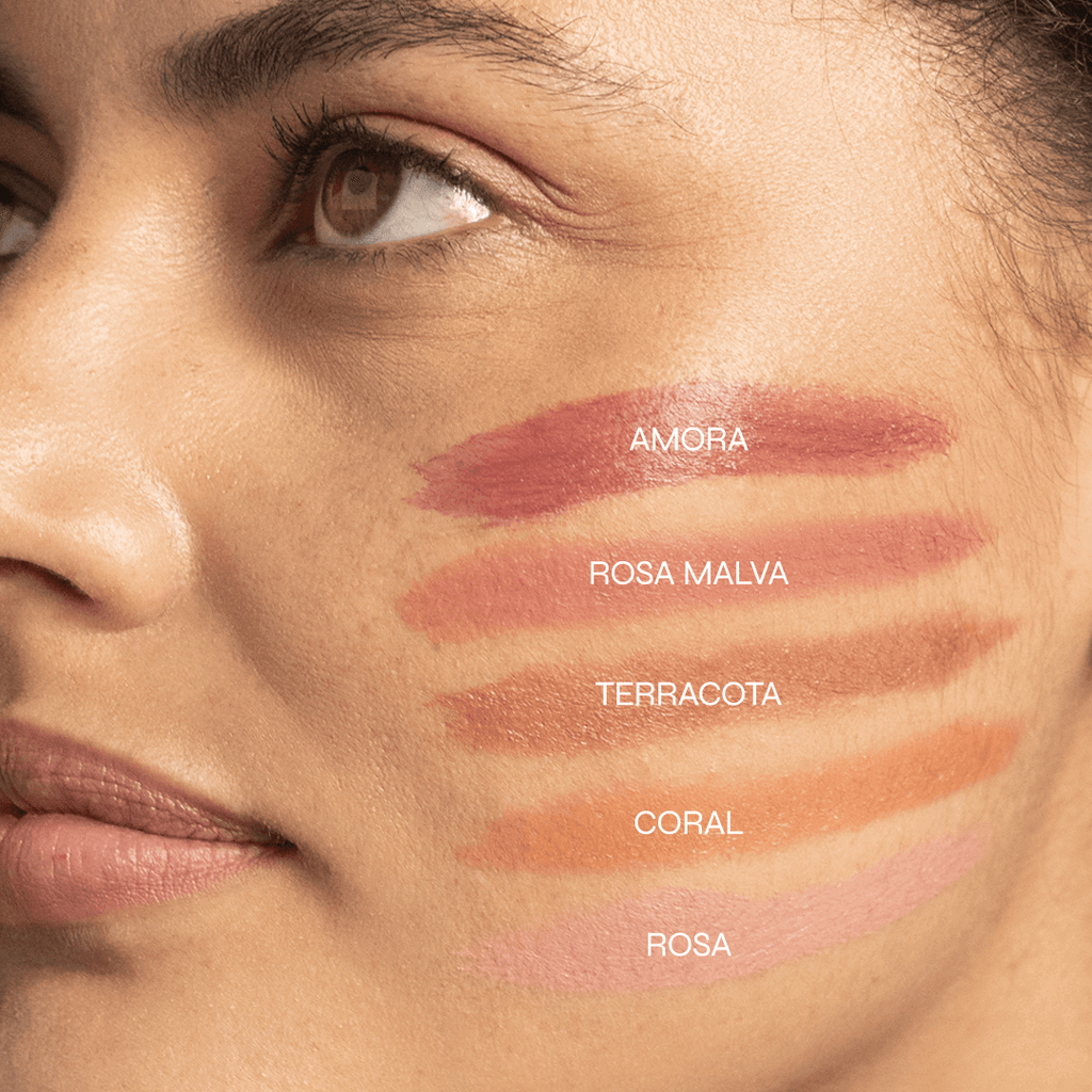 Bastão 3 em 1 Blush, Batom e Sombra FPS 95