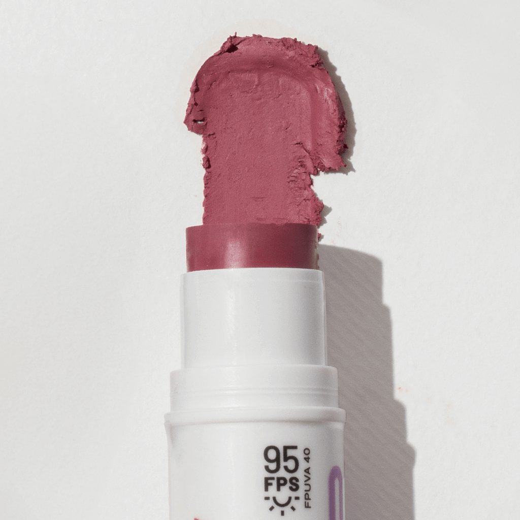Bastão 3 em 1 Blush, Batom e Sombra FPS 95